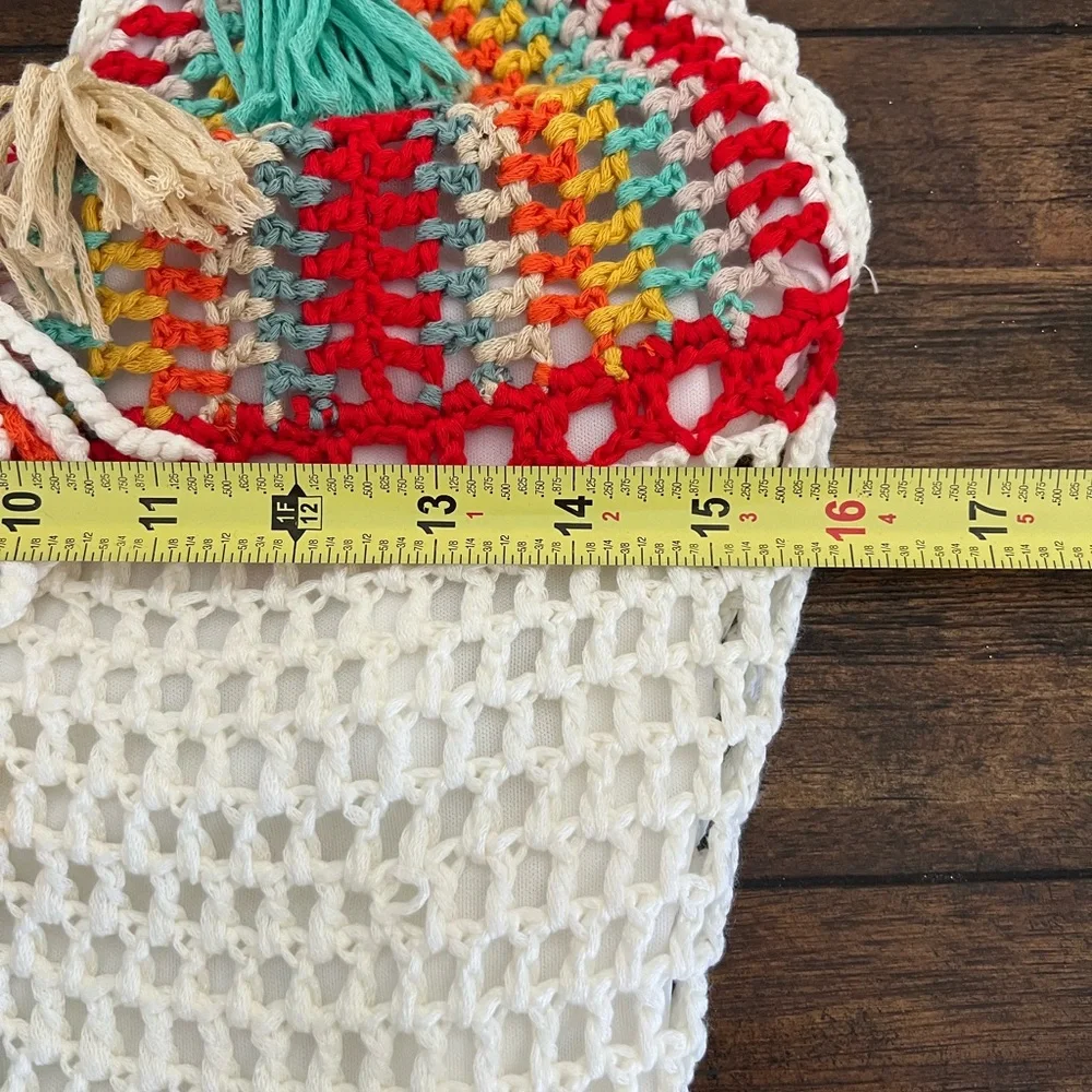 Fashion Nova Colorful Crochet‎ Dress